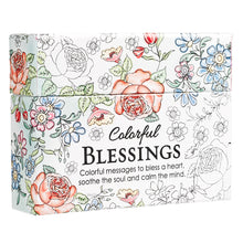Load image into Gallery viewer, Colorful Blessings Coloring Cards
