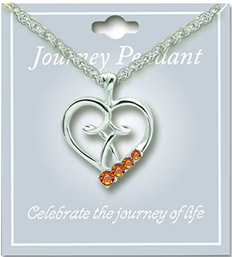 November Birthstone Pendant Necklace