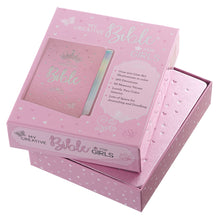 Load image into Gallery viewer, Metallic Pink Faux Leather My Creative Bible for Girls - an ESV Journaling Bible
