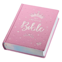 Load image into Gallery viewer, Metallic Pink Faux Leather My Creative Bible for Girls - an ESV Journaling Bible
