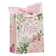 Load image into Gallery viewer, I Love that You&#39;re My Mom Medium Gift Bag
