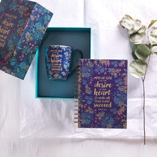 Load image into Gallery viewer, Desire of Your Heart Mug and Journal Boxed Gift Set for Women - Psalm 20:4
