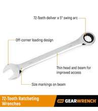 Load image into Gallery viewer, Like New SAE/Metric 72-Tooth Combination Ratcheting Wrench Tool Set (32-Piece)
