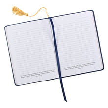 Load image into Gallery viewer, For I Know The Plans-Jeremiah 29:11 Faux Leather Journal In Navy
