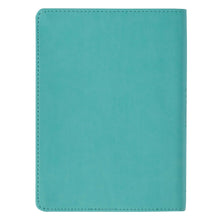 Load image into Gallery viewer, Bless the LORD Teal Handy-Sized Faux Leather Journal - Psalm 103:4
