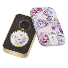 Load image into Gallery viewer, Be Still and Know Key Ring in a Tin - Psalm 46:10
