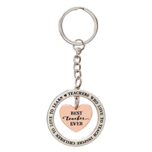 Load image into Gallery viewer, Best Teacher Ever Key Ring In Gift Tin
