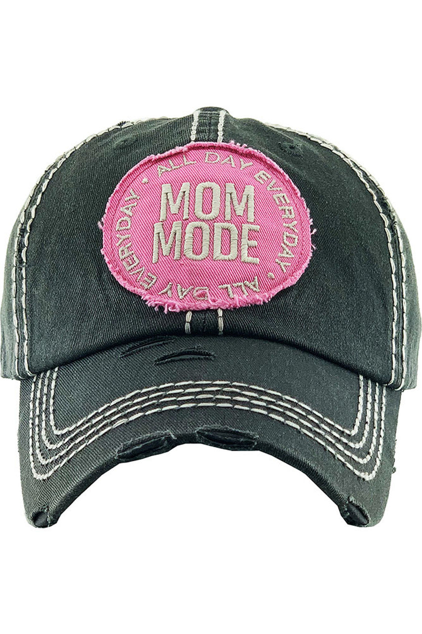 Ashy gray Kbethos pink mom mode women’s Cap