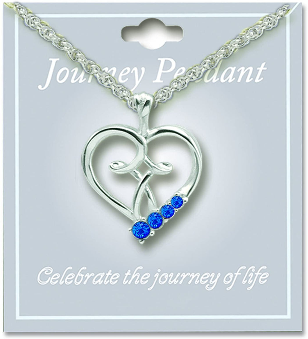 September Birthstone Pendant Necklace