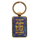 Load image into Gallery viewer, Metal Key Ring Psalm 20:4
