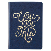 Load image into Gallery viewer, You Got This Blue Faux Leather Classic Journal
