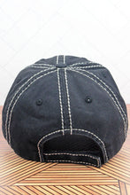 Load image into Gallery viewer, Super Mom Hat Distressed Black
