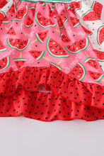 Load image into Gallery viewer, Watermelon Ruffle Dress
