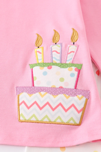 Load image into Gallery viewer, Happy B-Day Pink Cake Girl Outfit
