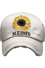 Load image into Gallery viewer, Stone Tan Kbethos Blessed Sunflower Women’s Cap
