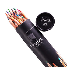 Load image into Gallery viewer, Veritas Coloring Pencils in Cylinder-24
