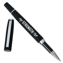 Load image into Gallery viewer, My Strength Black Classic Gift Pen- Psalm 28:7
