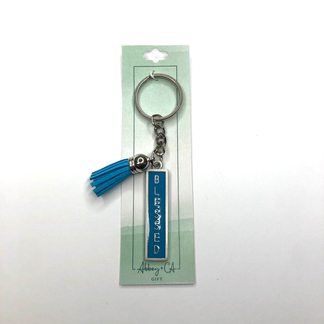 Abbey & CA Gift Key Ring “Blessed”