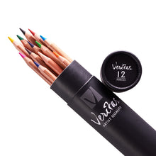 Load image into Gallery viewer, Veritas Coloring Pencils in Cylinder- Set of 12
