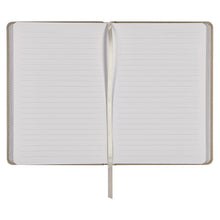 Load image into Gallery viewer, Never Give Up Gray Faux Leather Classic Journal
